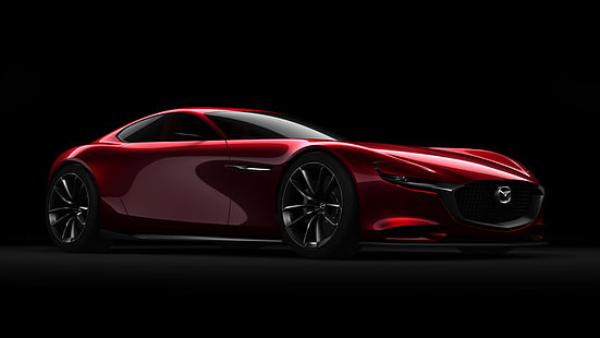 Mazda RX Vision Concept 2015, Mazda RX-Vision, концепт-кары, автомобиль, автомобиль, красные автомобили, HD обои HD wallpaper