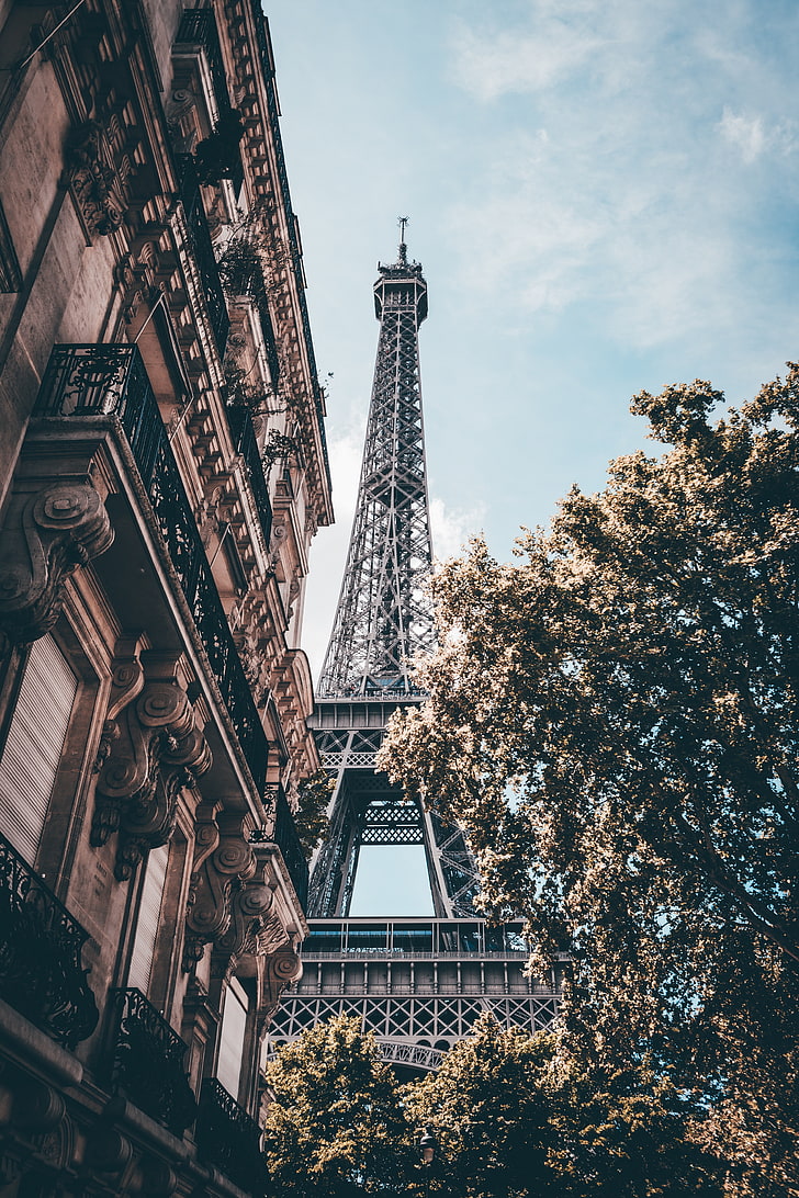 França, Alwin Kroon, Paris, Torre Eiffel, HD papel de parede, papel de parede de celular