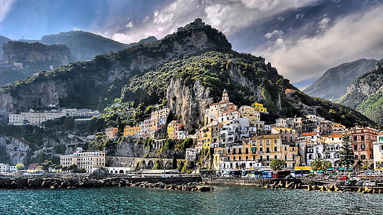Beautiful Amalfi italy, HD wallpaper HD wallpaper