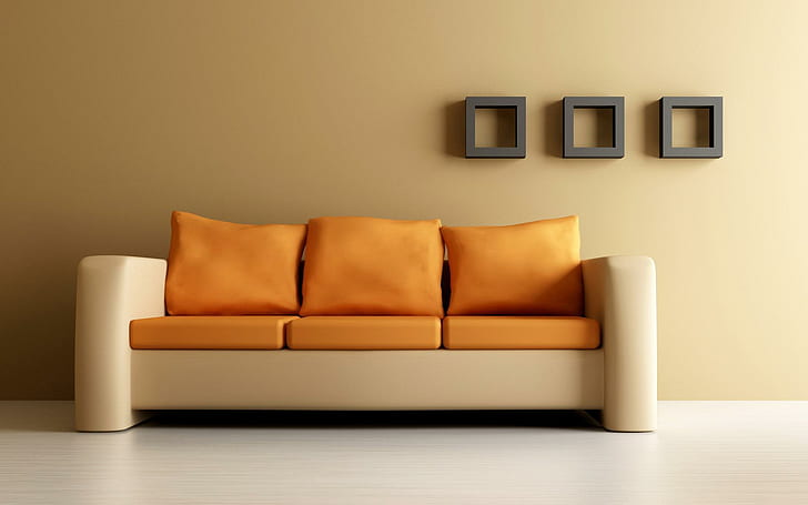 Desain Modern, arsitektur, interior, rumah, sofa, rumah, desain, hewan, Wallpaper HD