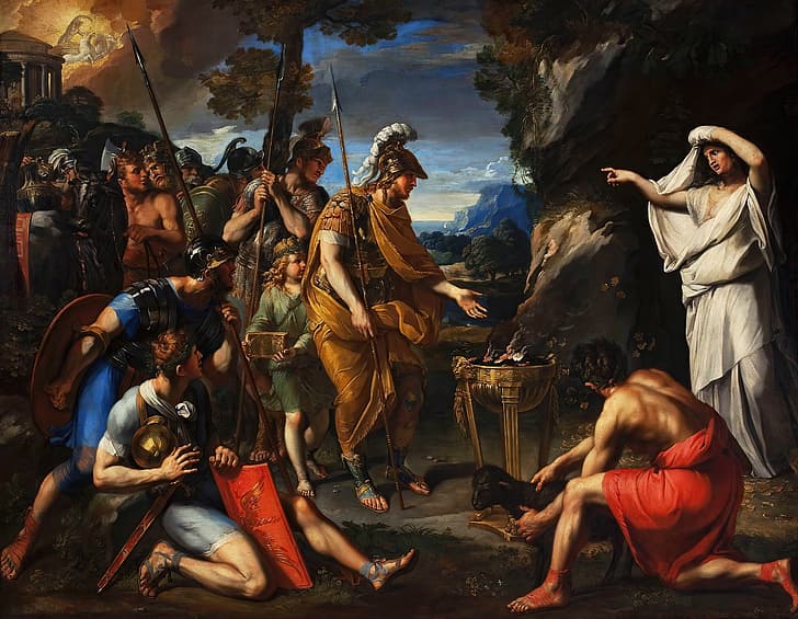 painting, classic art, Greek mythology, mythology, Francois Perrier, HD wallpaper