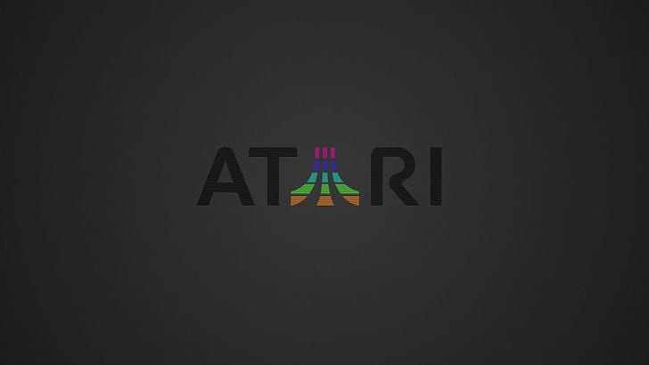 ретро игры, логотип, Atari, HD обои
