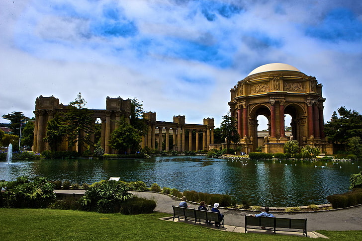 Palast der schönen Künste, San Francisco, HD-Hintergrundbild