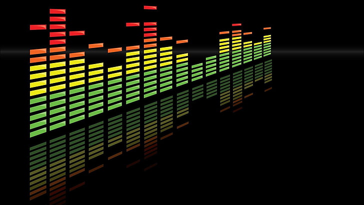 color, music, equalizer, HD wallpaper