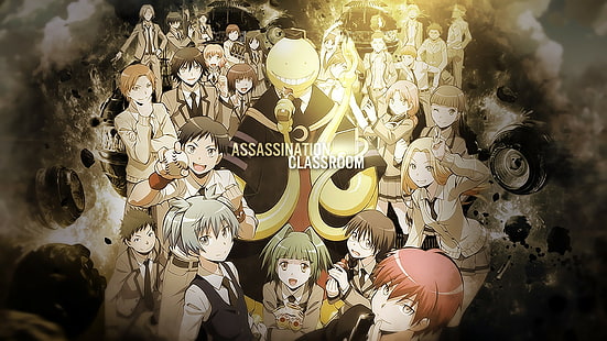 Ansatsu Kyoushitsu, Shiota Nagisa, Karma Akabane, Koro-Sensei, Kayano Kaede, HD-Hintergrundbild HD wallpaper