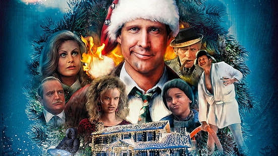 映画、国立ランプーンのクリスマス休暇、シボレーチェイス、 HDデスクトップの壁紙 HD wallpaper