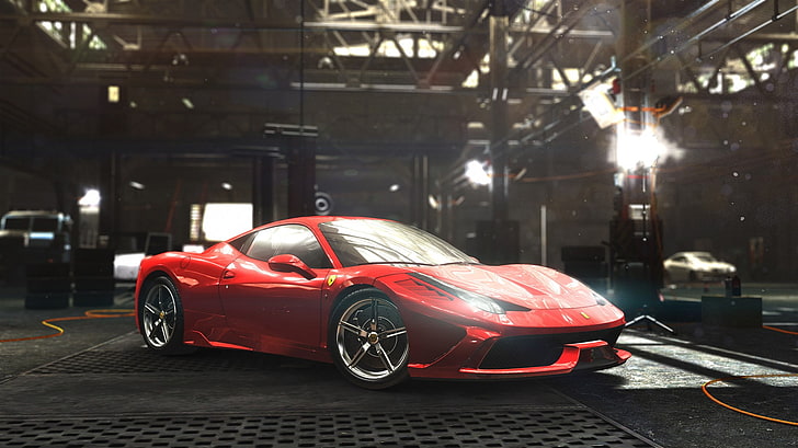 Ferrari 458 Speciale, Ferrari, The Crew, Ubisoft, video games, car, HD wallpaper