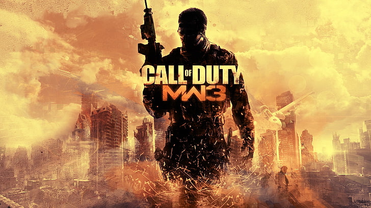 Call Of Duty Modern Warfare 3 tapeta graficzna, Call of Duty Modern Warfare 2, żołnierz, sprzęt, miasto, Tapety HD
