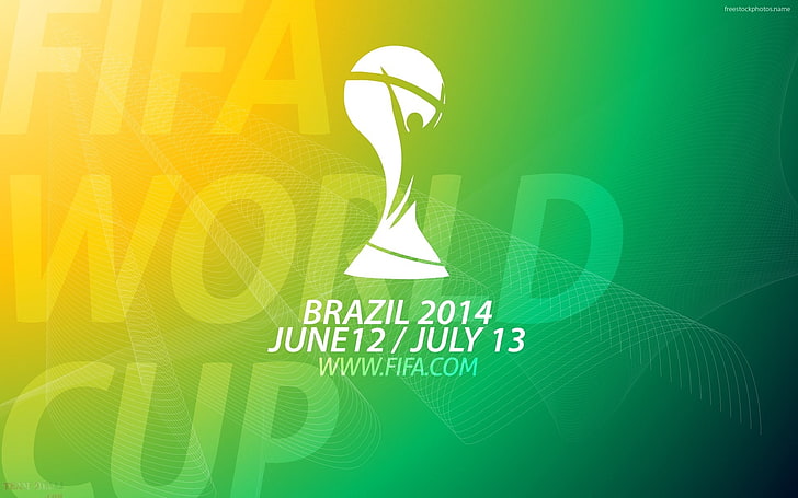 2014 Brazil 20th FIFA World Cup Desktop Wallpaper .., Brazil 2014 digital wallpaper, HD wallpaper
