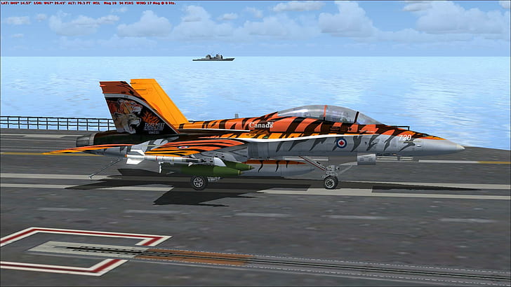 F / a-18d, военные, огневая мощь, крыло, флот, самолет, авианосец, самолеты, HD обои