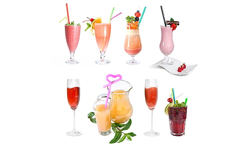 boisson, cocktails, verre à boire, Fond d'écran HD HD wallpaper