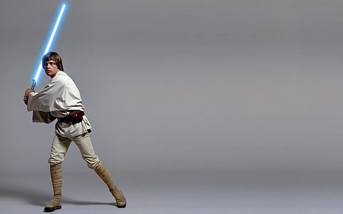 Star Wars, Luke Skywalker, Mark Hamill, Lichtschwert, HD-Hintergrundbild HD wallpaper