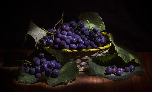 plants, berries, grapes, HD wallpaper HD wallpaper