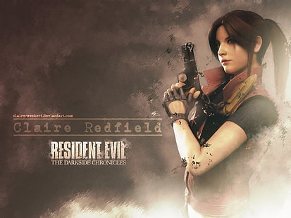 видеоигри жител на злата Клер Редфийлд 1024x768 Видео игри Resident Evil HD Art, Resident Evil, Видео игри, HD тапет HD wallpaper