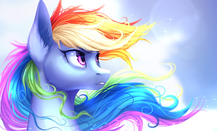 Моето малко пони, Rainbow Dash, HD тапет