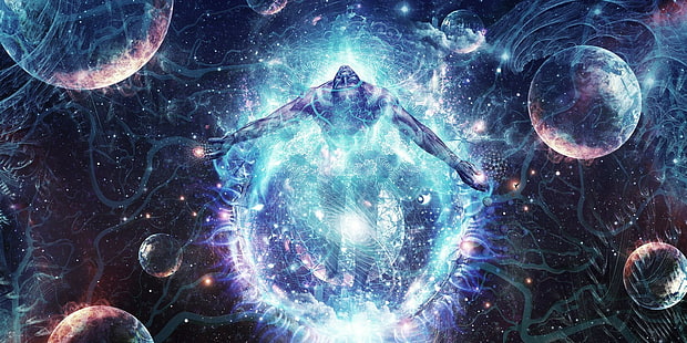 spirituelle, heilige Geometrie, Fantasiekunst, Cameron Gray, HD-Hintergrundbild HD wallpaper