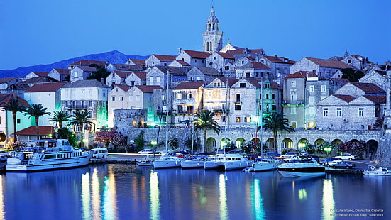 Korcula Insel, Dalmatien, Kroatien, Europa, HD-Hintergrundbild HD wallpaper