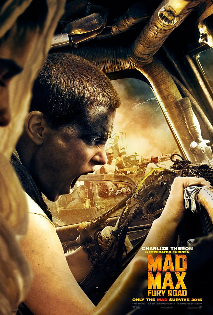 Mad Max: Fury Road, movies, Charlize Theron, Mad Max, HD wallpaper
