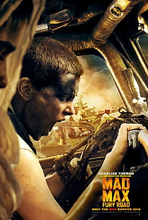 Mad Max: Fury Road, film, Charlize Theron, Mad Max, Wallpaper HD HD wallpaper