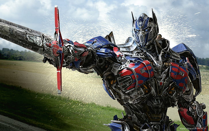 Optimus Prime w Transformers 4 Age of Extinction, Transformers, Optimus, Prime, Extinction, Tapety HD