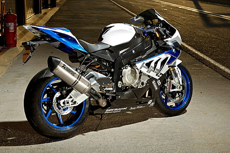 motocicleta bmw bmw s 1000 rr akrapovic, Fondo de pantalla HD HD wallpaper