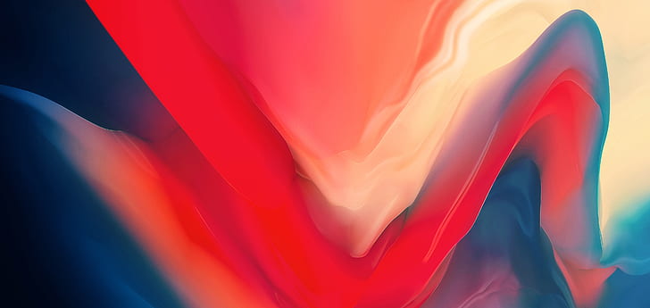 4K, Colorful, OnePlus 6, Stock, Gradients, HD wallpaper