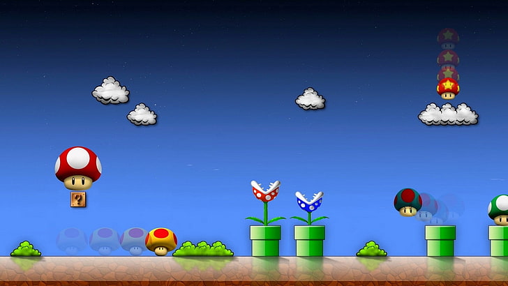 nintendo super mario bros retro spiele 1920x1080 Videospiele Mario HD Art, nintendo, Super Mario Bros., HD-Hintergrundbild