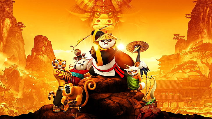 Sfondo di Kung Fu Panda 3, Kung Fu Panda, Kung Fu Panda 3, Po (Kung Fu Panda), Sfondo HD