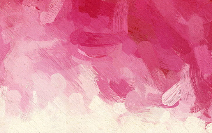 Rosa Malerei, die HD, rosa und weiße abstrakte Malerei, digital / Grafik, Zeichnung, Rosa zeichnet und malt, HD-Hintergrundbild