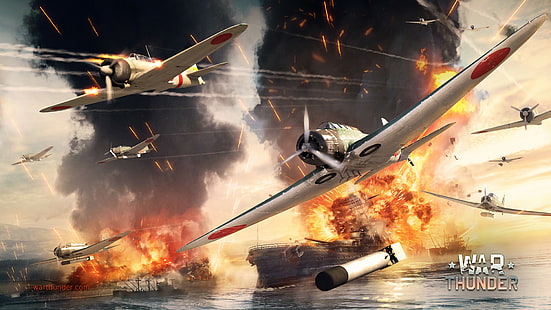 War Thunder, avión, Gaijin Entertainment, videojuegos, Fondo de pantalla HD HD wallpaper