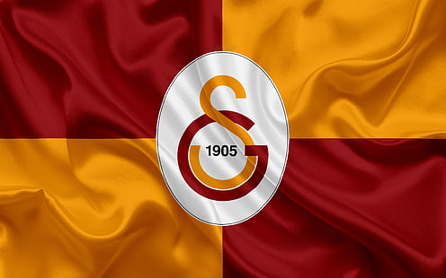 Fotboll, Galatasaray S.K., emblem, logotyp, HD tapet HD wallpaper