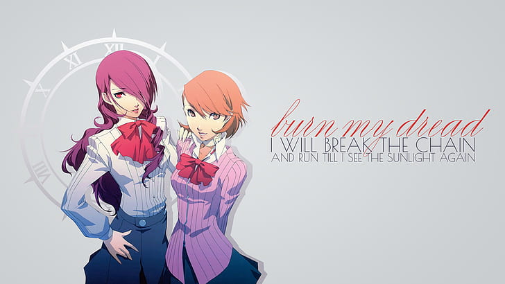 Persona, Persona 3, Mitsuru Kirijo, Yukari Takeba, HD-Hintergrundbild