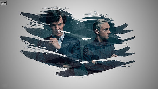 Шерлок Холмс, Шерлок, Бенедикт Камбербэтч, телешоу, HD обои HD wallpaper