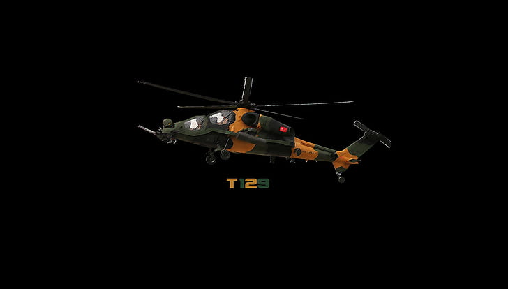 TAI / AgustaWestland T129, aeromobili, aerei militari, elicotteri, militari, industrie aerospaziali turche, forze armate turche, Sfondo HD
