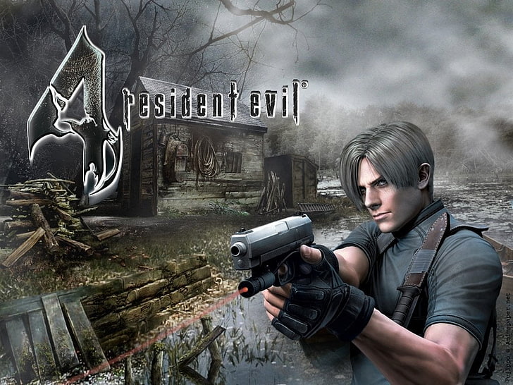 Resident Evil digitales Hintergrundbild, Resident Evil, Leon S. Kennedy, Resident Evil 4, HD-Hintergrundbild