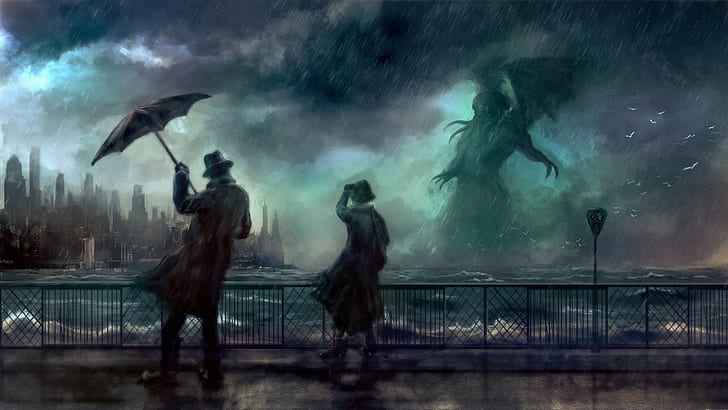 Fantasy, Cthulhu, H.P.Lovecraft, HD-Hintergrundbild