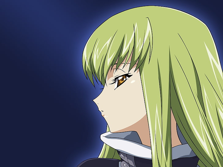Code Geass, C. C., Anime Girls, grüne Haare, HD-Hintergrundbild
