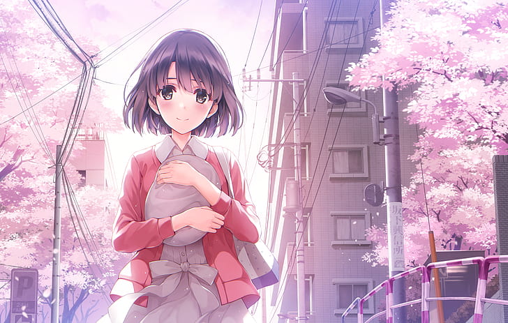 Anime, Saekano: Comment élever une petite amie ennuyeuse, Fond d'écran HD