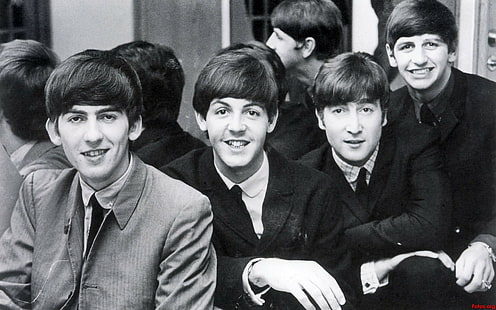 Beatles, George, Harrison, John, Lennon, McCartney, Paul, Ringo, Starr, Fondo de pantalla HD HD wallpaper