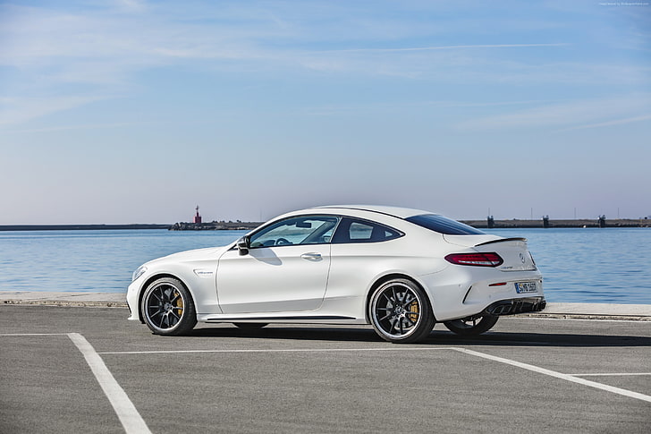 Mercedes-Benz C63 S AMG Coupe, 2019 Cars, 4K, HD wallpaper
