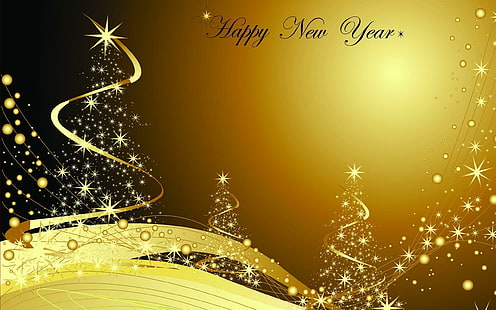 cartolina happy new year, cartolina, happy new year, HD wallpaper HD wallpaper