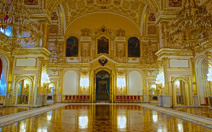 Grand Kremlin Palace Moscow, HD wallpaper