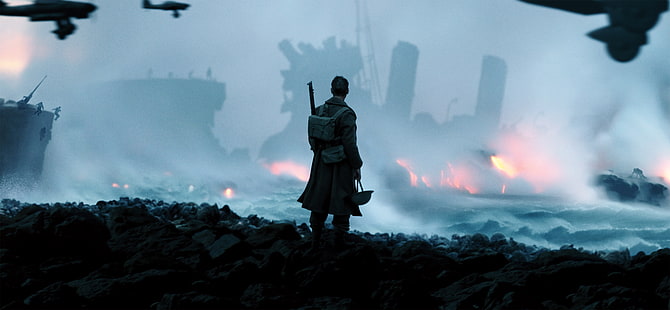 Action, Drama, 2017, 4K, Dunkirk, Christopher Nolan, History, HD wallpaper HD wallpaper