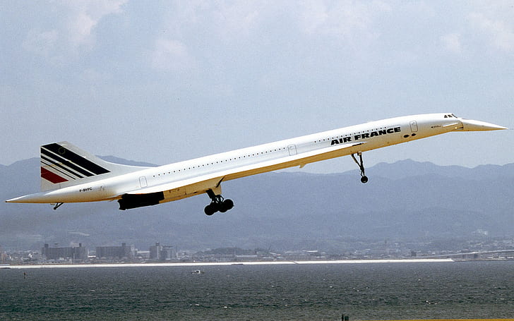 Aviones, Comercial, Concorde, Fondo de pantalla HD