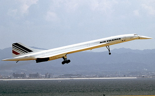 самолети, търговски, Concorde, HD тапет HD wallpaper