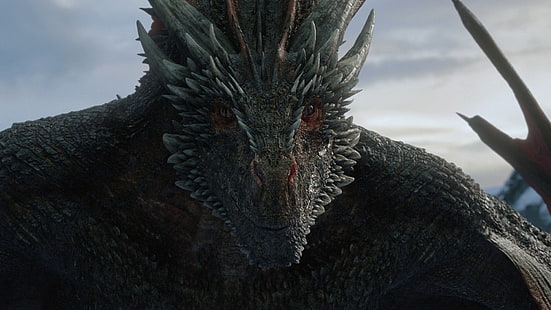 Игра престолов, дракон, глаза, HD обои HD wallpaper