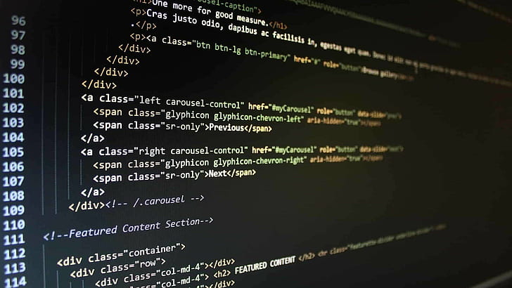 pemrograman sintaksis bahasa pemrograman yang menyoroti kode pengkodean pengetahuan yang diperkecil html kode warna css piksel komputer layar komputer, Wallpaper HD