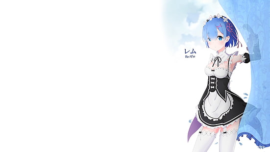 Anime, Re:ZERO -Starting Life in Another World-, Rem (Re:ZERO), HD wallpaper HD wallpaper