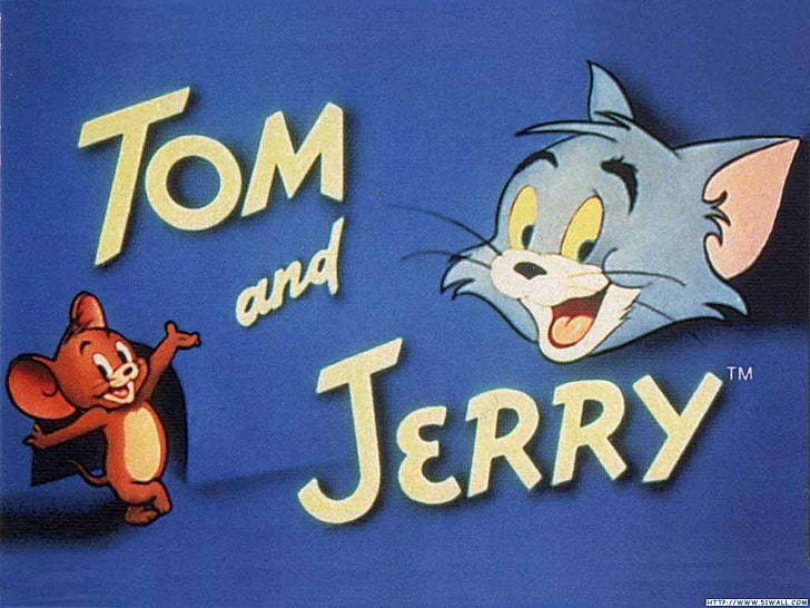 Tom and Jerry poster, Tom and Jerry, cartoon, HD wallpaper