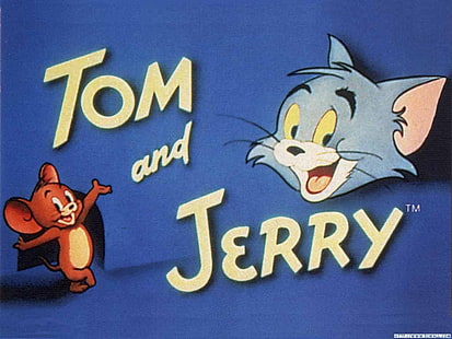 Tom and Jerry poster, Tom and Jerry, cartoon, HD wallpaper HD wallpaper